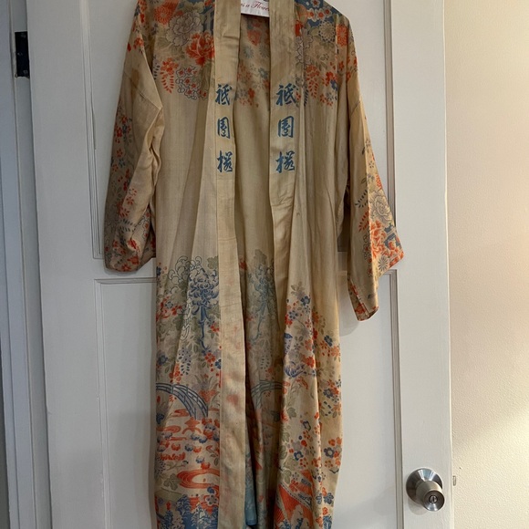 Floral Kimono Robe - Picture 1 of 7
